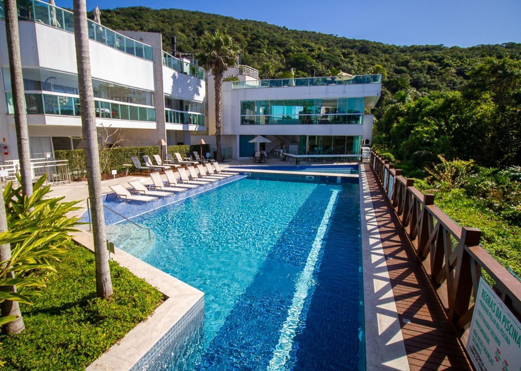 Varandas Do Atlantico 101A - Excelente Apartamento Em Condominio De Luxo A Beira Mar - Piscina Climatizada - Academia - Бомбиняс Екстериор снимка